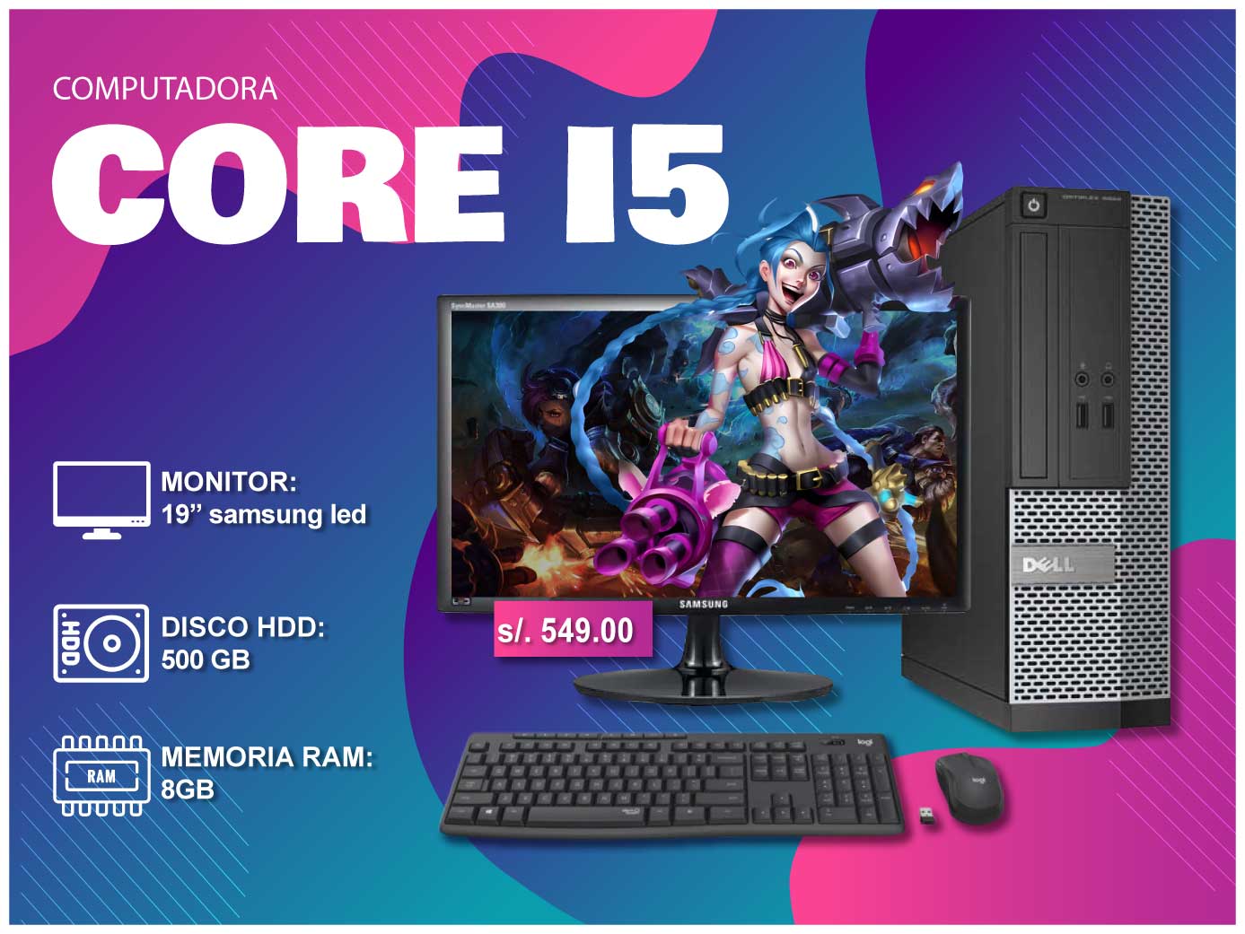intel core i5 pag web computadora AMD